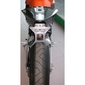 LICENSE PLATE SUPPORT KTM RC8 1190 2008-2013, WITH ADJUSTABLE INCLINATION