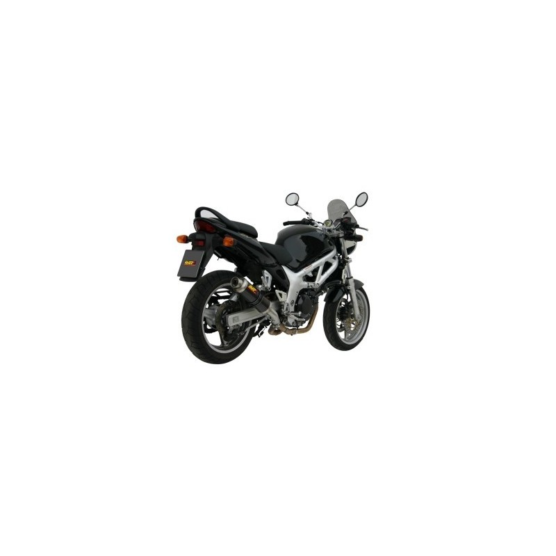 EXHAUST MIVV GP FOR SUZUKI SV 650/S 1999-2002, APPROVED CARBON