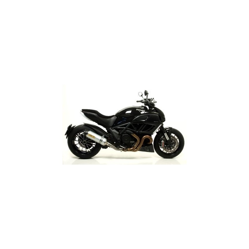 TERMINALE ARROW RACE-TECH DUCATI DIAVEL 1200 2011-2018OGAT, ALLUMINIO/CARBONIO, DEKAT