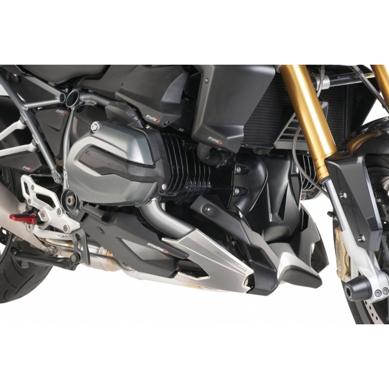 CONSEJO DE MOTOR PUIG BMW R 1200 R 2015-2019, NEGRO MATE