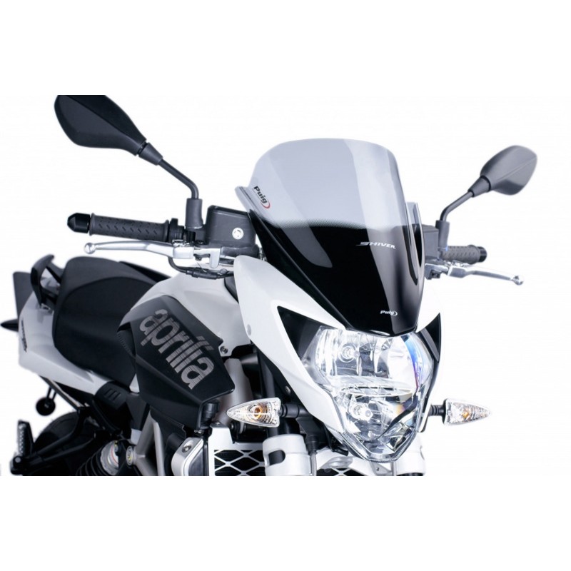 PUIG Z-RACING SCREEN APRILIA SHIVER 750 2010-2017, LIGHT SMOKE