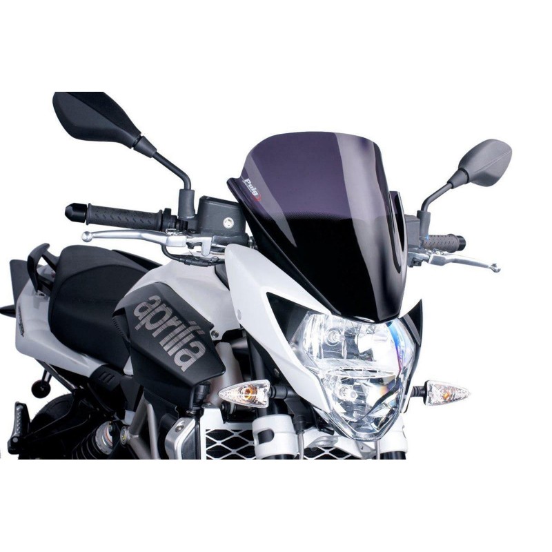 PUIG Z-RACING WINDSCHILD APRILIA SHIVER 750 2010-2017, DUNKLE RAUCH