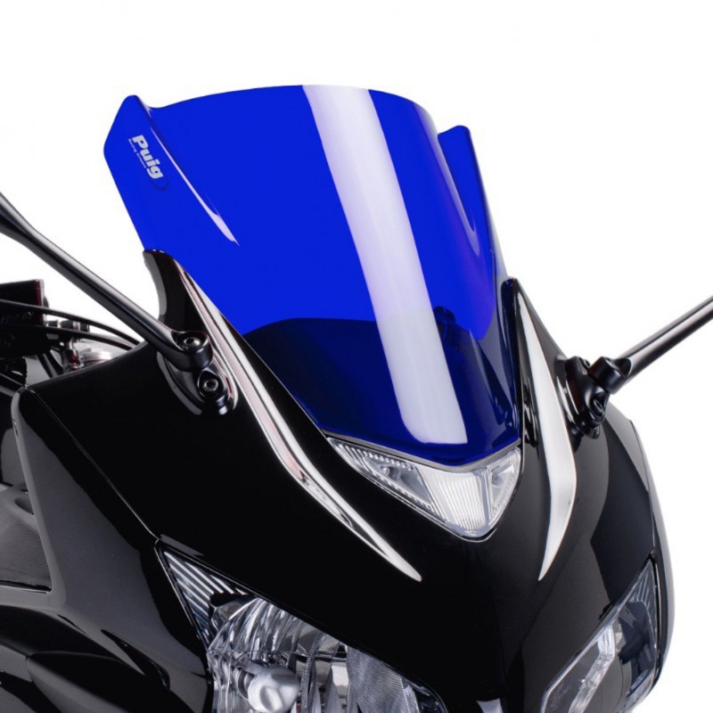 PUIG Z-RACING WINDSCHILD HONDA CBR 500 R 2013-2015, BLAU