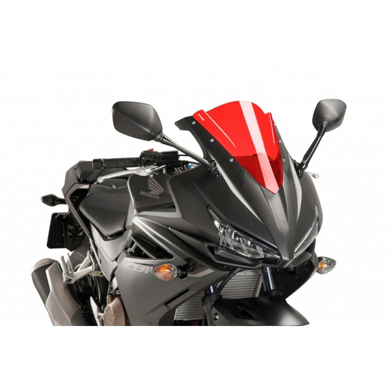 PUIG Z-RACING SCREEN HONDA CBR 500 R 2016-2018, RED