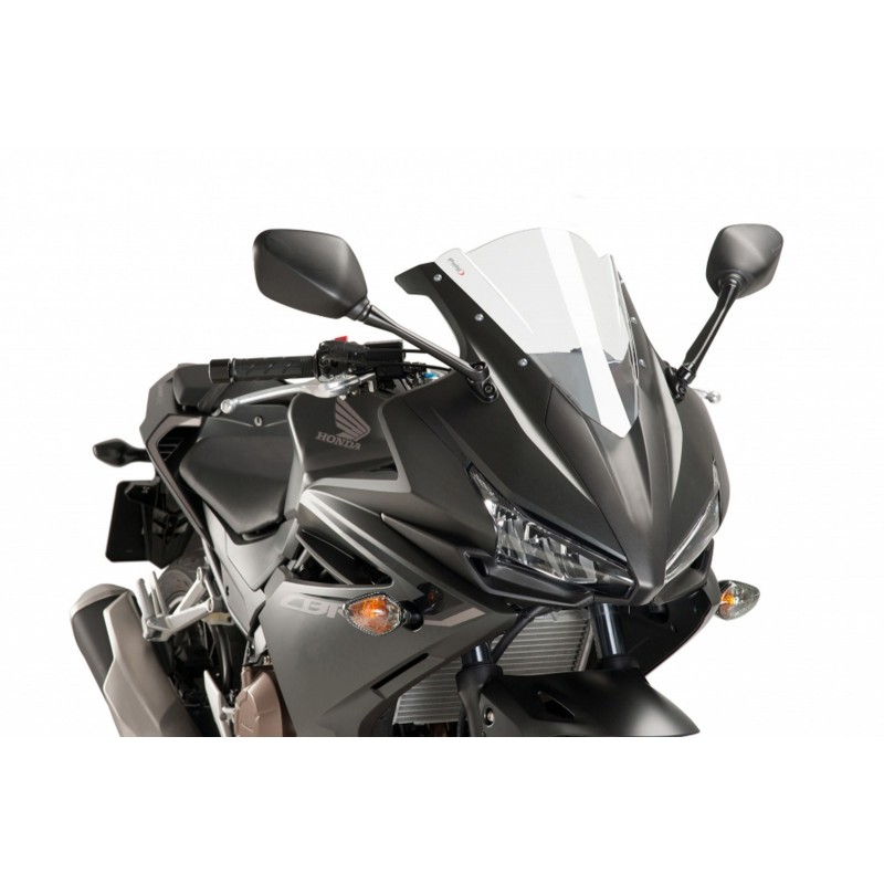 PUIG Z-RACING WINDSCHILD HONDA CBR 500 R 2016-2018, TRANSPARENT
