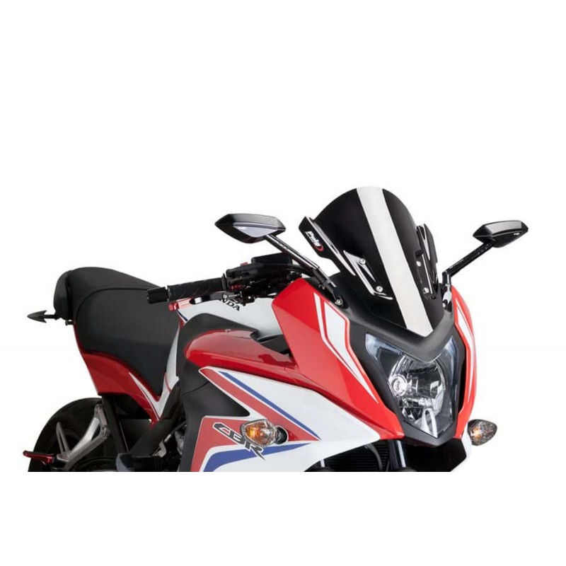 PUIG Z-RACING SCREEN HONDA CBR 650 F 2017-2018, BLACK