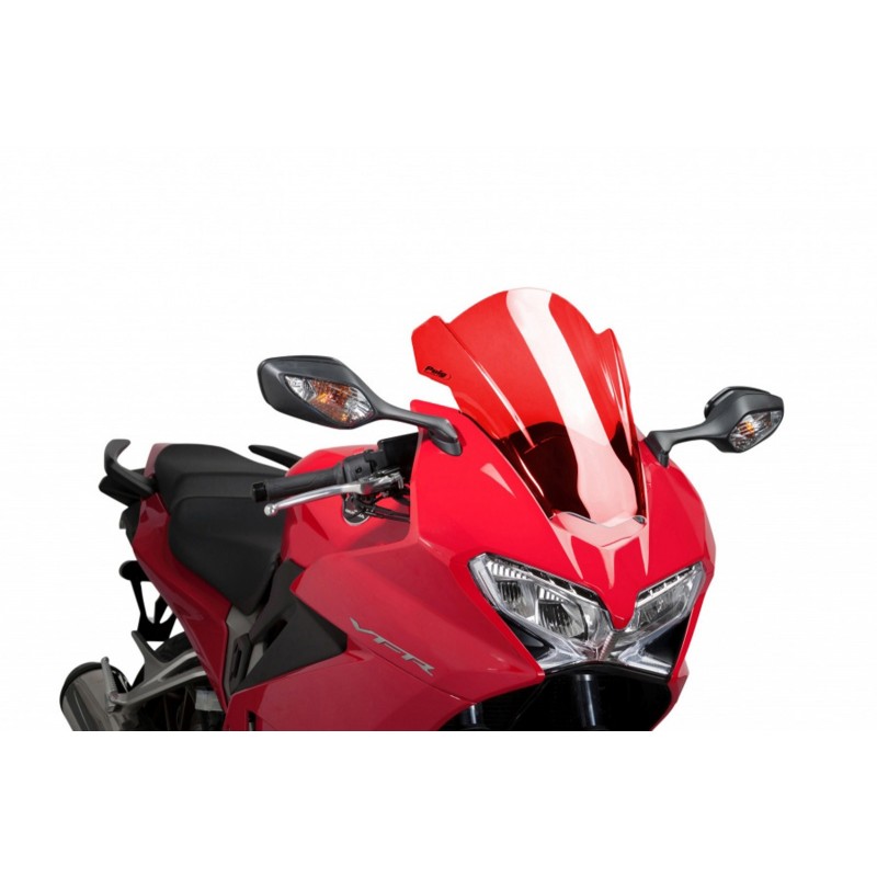 PUIG Z-RACING SCREEN HONDA VFR 800 F 2014-2020, RED