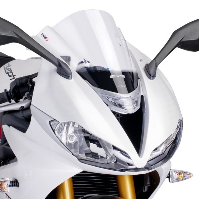 CUPOLINO PUIG Z-RACING TRIUMPH DAYTONA 675 R 2013-2015, TRASPARENTE