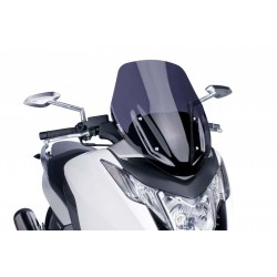 PUIG WINDSCREEN V-TECH LINE SPORT HONDA INTEGRA 750 2016-2020, DARK SMOKE