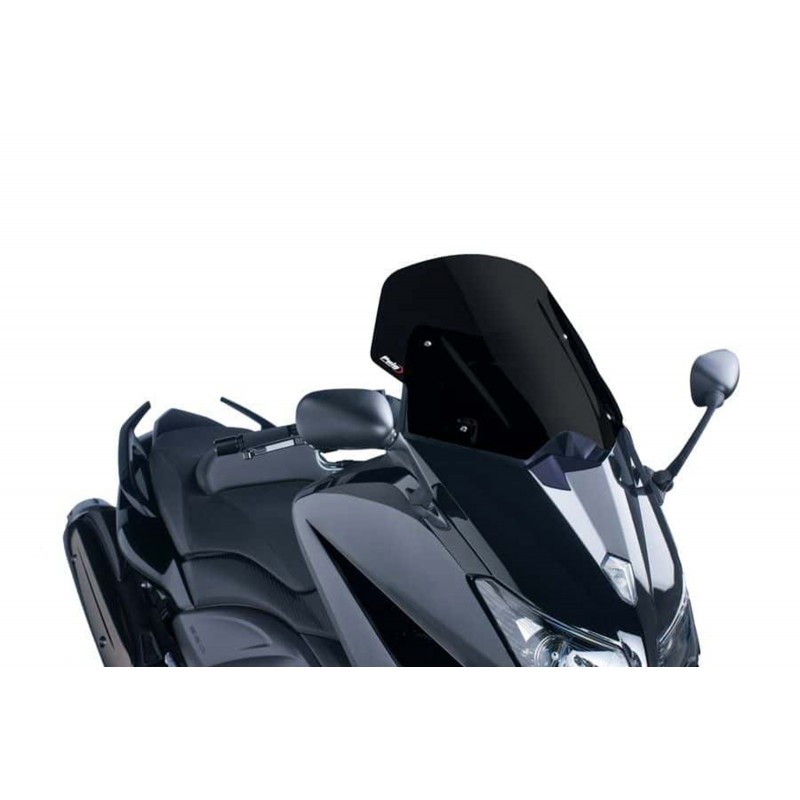 PUIG WINDSCREEN V-TECH LINE SPORT YAMAHA T-MAX 530 2015-2016 BLACK COLOUR
