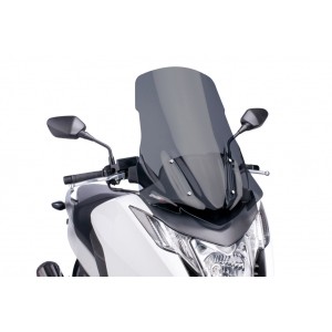 PUIG WINDSCHUTZSCHEIBE V-TECH LINE TOURING HONDA INTEGRA 700 2012-2013, DUNKLE RAUCH