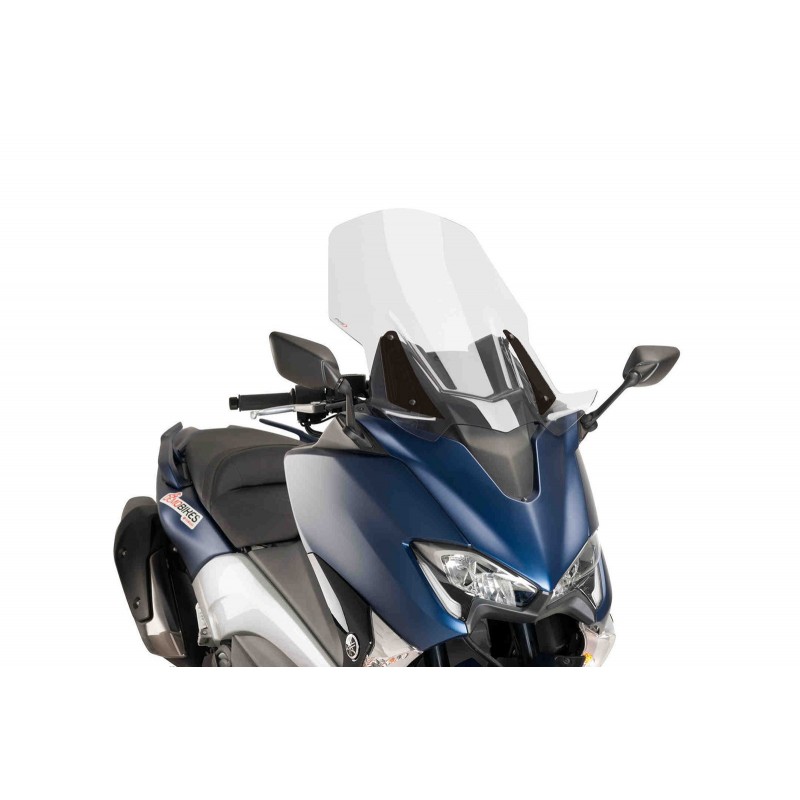 PUIG WINDSCHUTZSCHEIBE V-TECH LINE TOURING YAMAHA T-MAX 530 2017-2019, TRANSPARENT