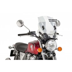 PUIG UP & DOWN WINDSCHUTZSCHEIBE APRILIA SHIVER 900 2017-2019, TRANSPARENT