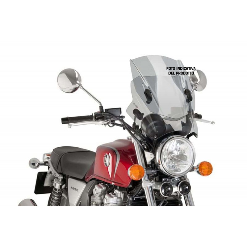 CUPOLINO PUIG UP&DOWN DUCATI MONSTER 1200 S 2014-2016, FUME CHIARO