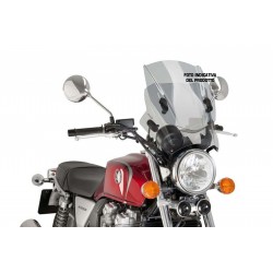 PUIG UP & DOWN WINDSCHUTZSCHEIBE HONDA HORNET 600 2002, LEICHTER RAUCH