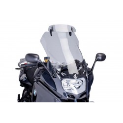 PUIG TOURING WINDSHIELD WITH DEFLECTOR BMW F 800 GT 2012-2019, LIGHT SMOKE