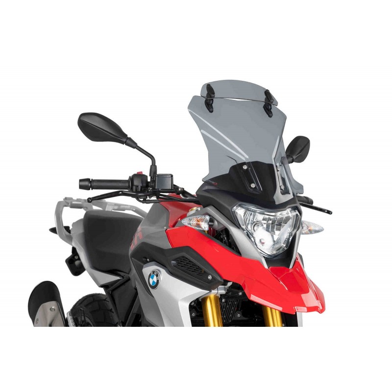 PARABRISAS PUIG TOURING CON DEFLECTOR BMW G 310 GS 2017-2020, AHUMADO CLARO