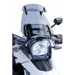 CUPOLINO PUIG TOURING CON DEFLETTORE BMW G 650 GS 2011-2015, FUME CHIARO