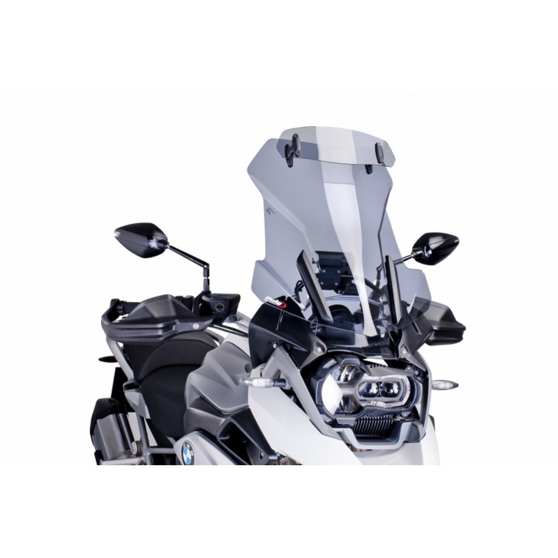 PUIG TOURING WINDSCHUTZSCHEIBE MIT DEFLEKTOR BMW R 1200 GS 2013-2018, LEICHTER RAUCH