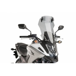 PARABRISAS PUIG TOURING CON DEFLECTOR HONDA NC 750 X 2016-2020, AHUMADO CLARO