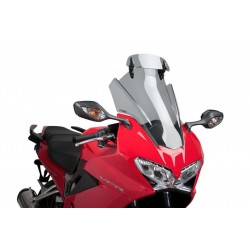 CUPOLINO PUIG TOURING CON DEFLETTORE HONDA VFR 800 F 2014-2020, FUME CHIARO