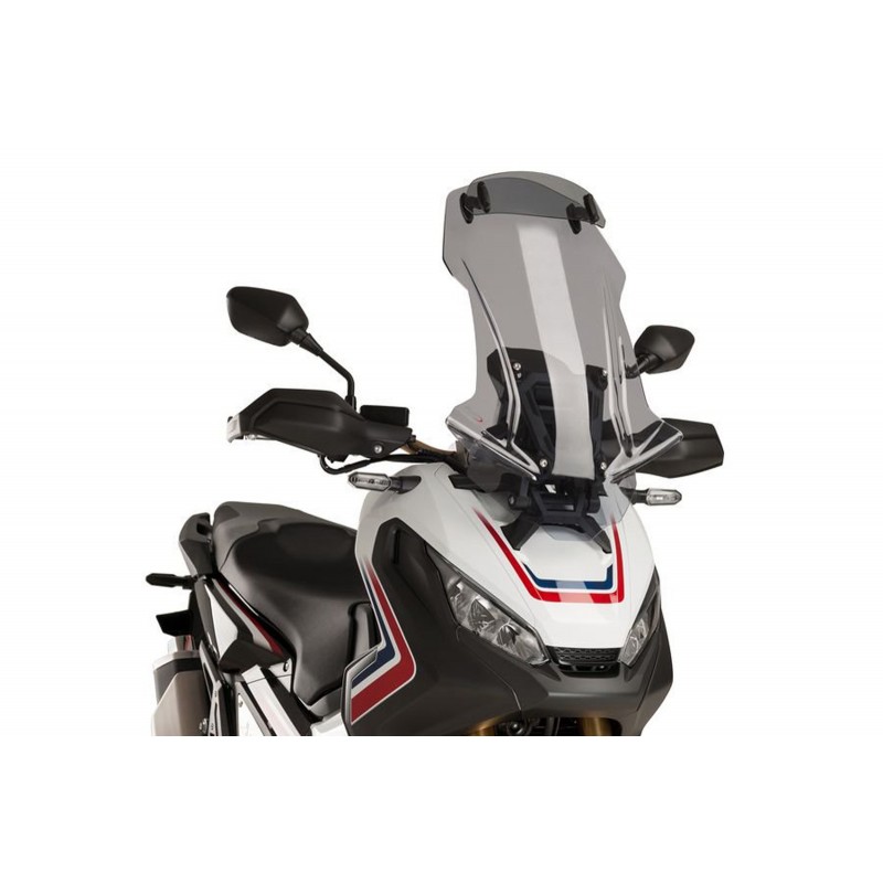 PARABRISAS PUIG TOURING CON DEFLECTOR HONDA X-ADV 750 2017-2020, AHUMADO CLARO