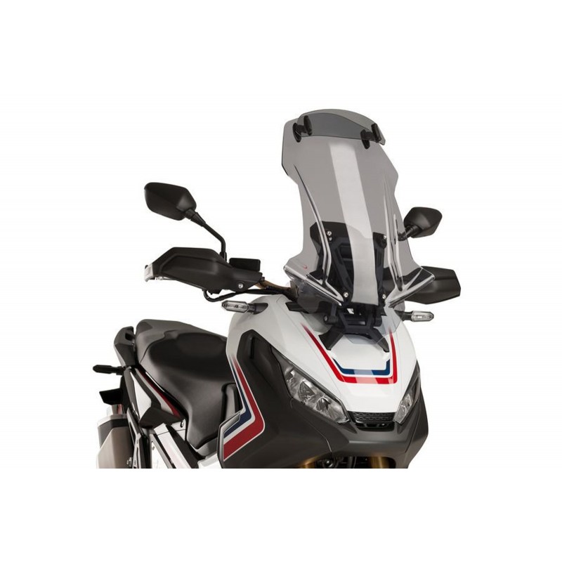 PUIG TOURING WINDSCHUTZSCHEIBE MIT DEFLEKTOR HONDA X-ADV 750 2017-2020, LEICHTER RAUCH