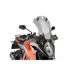 PARABRISAS PUIG TOURING CON DEFLECTOR KTM 1290 SUPER DUKE GT 2016-2018, AHUMADO CLARO