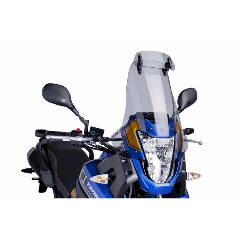 PARABRISAS PUIG TOURING CON DEFLECTOR YAMAHA XT 660 Z TENERE 2008-2016, AHUMADO CLARO