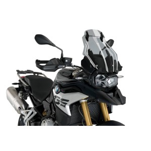 PUIG TOURING WINDSCHUTZSCHEIBE MIT DEFLEKTOR BMW F 850 GS 2021-2024, LEICHTER RAUCH