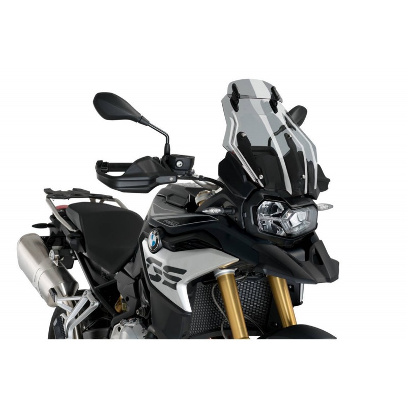 PUIG TOURING WINDSCHUTZSCHEIBE MIT DEFLEKTOR BMW F 850 GS 2021-2024, LEICHTER RAUCH