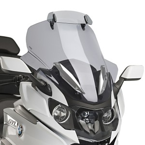 PUIG TOURING WINDSHIELD WITH DEFLECTOR BMW R 1200 RT 2014-2018, LIGHT SMOKE