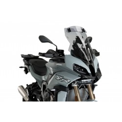 PUIG TOURING WINDSHIELD WITH DEFLECTOR BMW S 1000 XR 2020-2023, LIGHT SMOKE