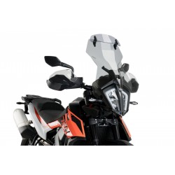 CUPOLINO PUIG TOURING CON DEFLETTORE KTM 790 ADVENTURE R 2019-2020, FUME CHIARO