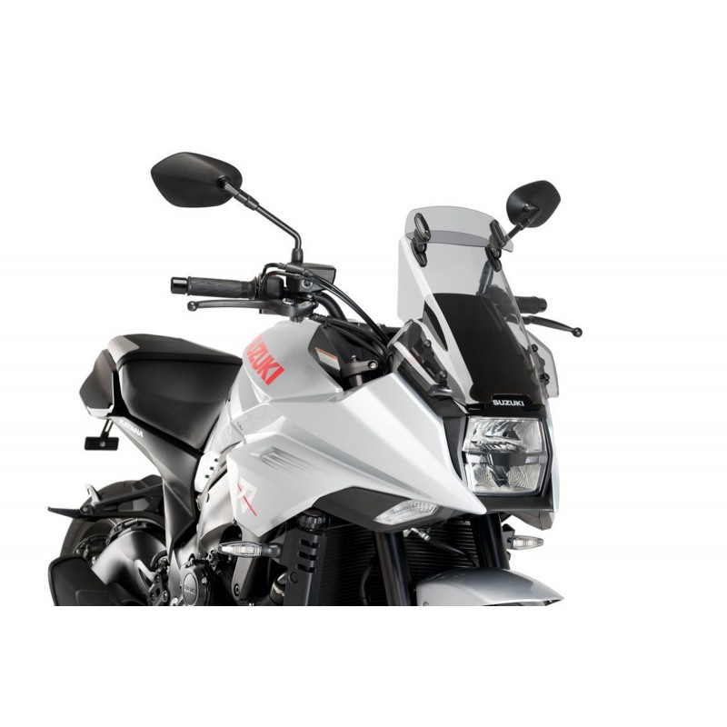 PUIG TOURING WINDSCHUTZSCHEIBE MIT DEFLEKTOR SUZUKI KATANA 1000 2019-2020, LEICHTER RAUCH