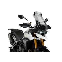 PUIG TOURING WINDSCHUTZSCHEIBE MIT DEFLEKTOR TRIUMPH TIGER 900 2020, LEICHTER RAUCH