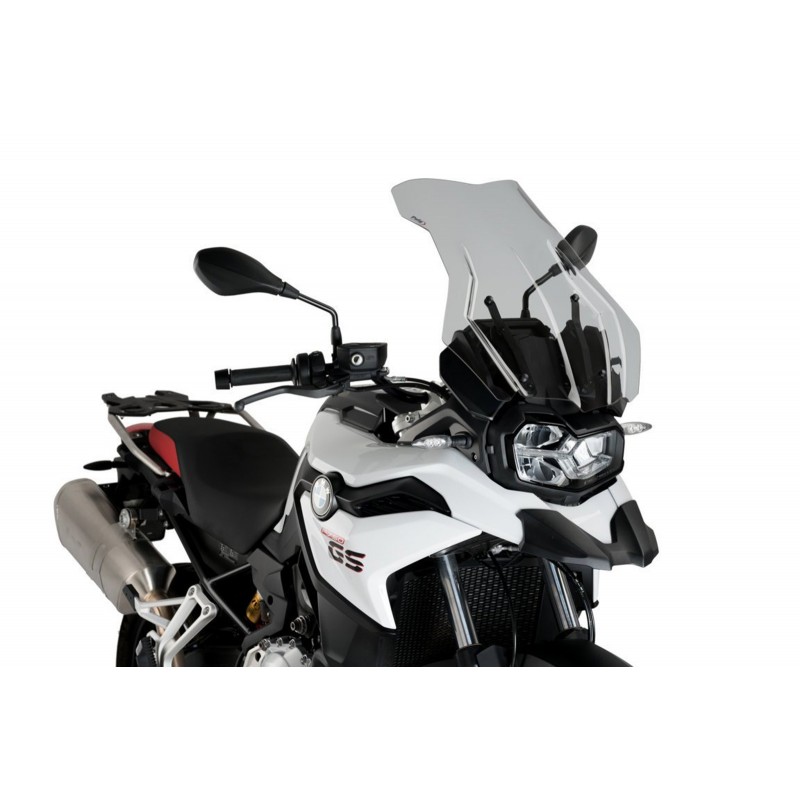 PARABRISAS PUIG TOURING PLUS BMW F 750 GS 2018-2020, AHUMADO CLARO