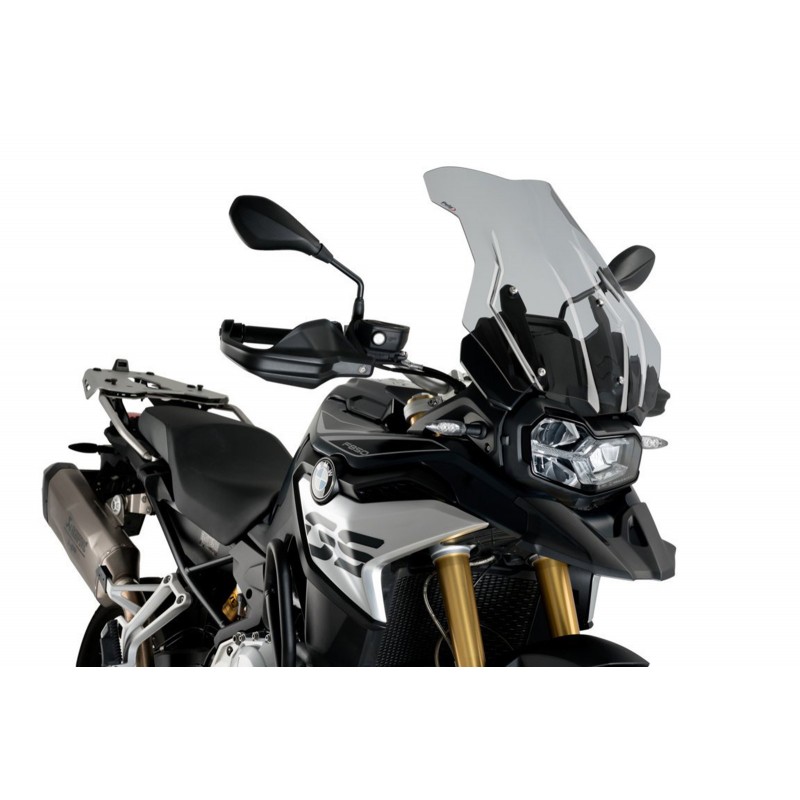 PUIG TOURING PLUS WINDSCHUTZSCHEIBE BMW F 850 GS 2021-2024, LEICHTER RAUCH