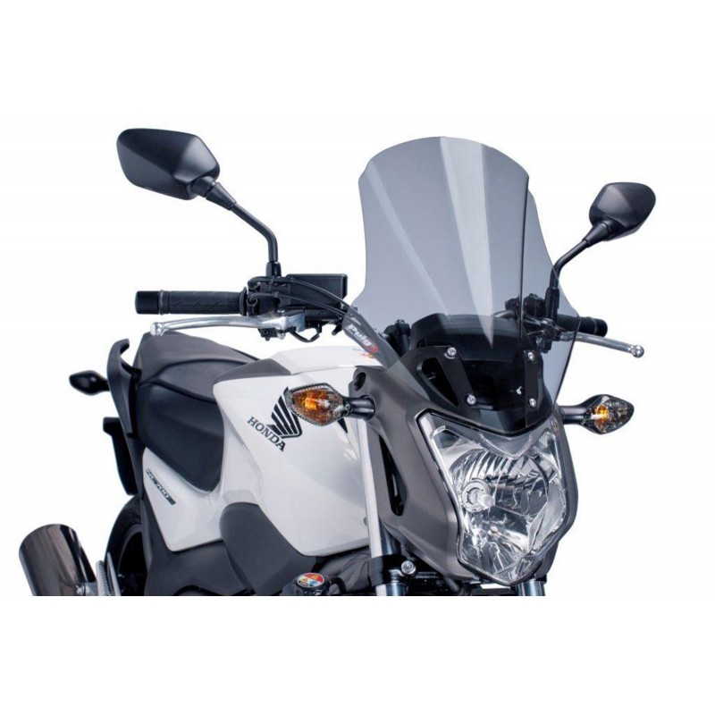 CUPOLINO PUIG TOURING PLUS HONDA NC 750 S 2014-2015, FUME CHIARO
