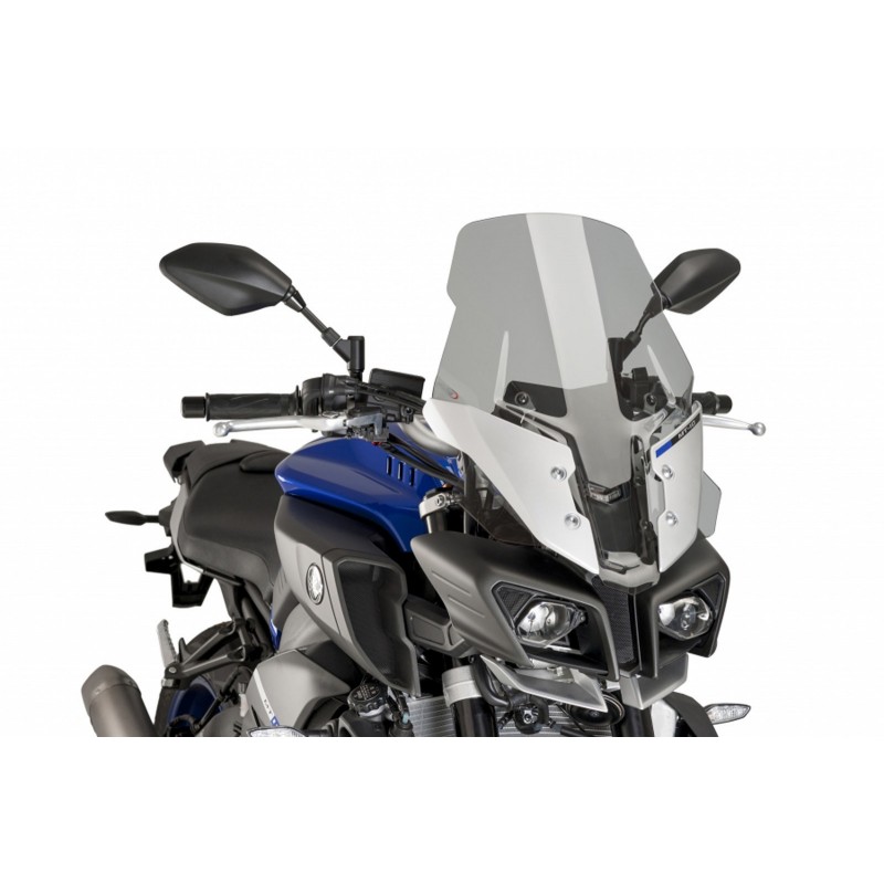 CUPOLINO PUIG TOURING PLUS YAMAHA MT-10 2016-2020, FUME CHIARO