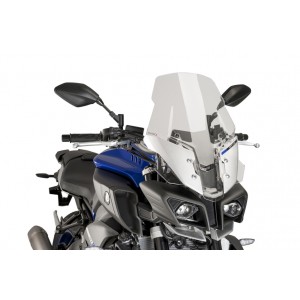 PUIG TOURING PLUS WINDSCHUTZSCHEIBE YAMAHA MT-10 2016-2020, TRANSPARENT
