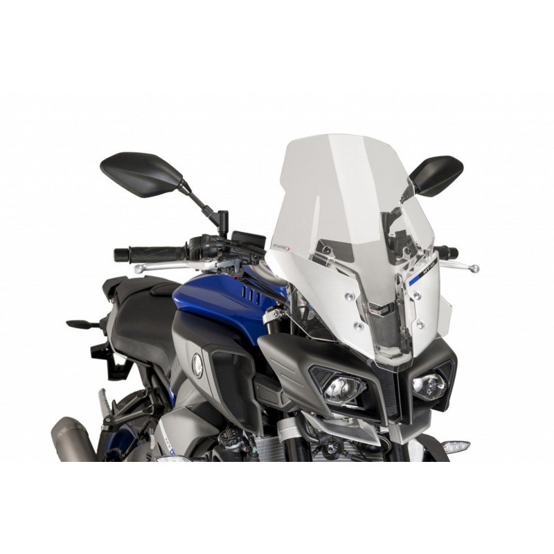 PUIG TOURING PLUS WINDSCHUTZSCHEIBE YAMAHA MT-10 2016-2020, TRANSPARENT