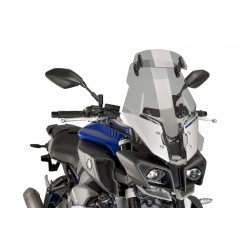 CUPOLINO PUIG TOURING PLUS CON DEFLETTORE YAMAHA MT-10 2016-2020, FUME CHIARO