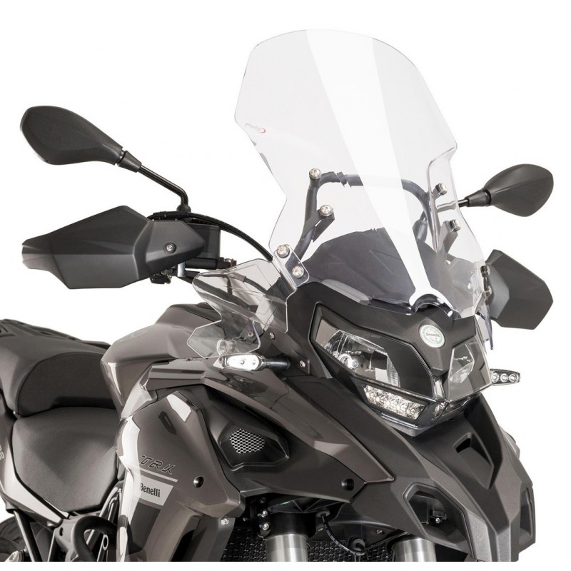 PUIG TOURING WINDSHIELD BENELLI TRK 502 X 2018-2020, TRANSPARENT