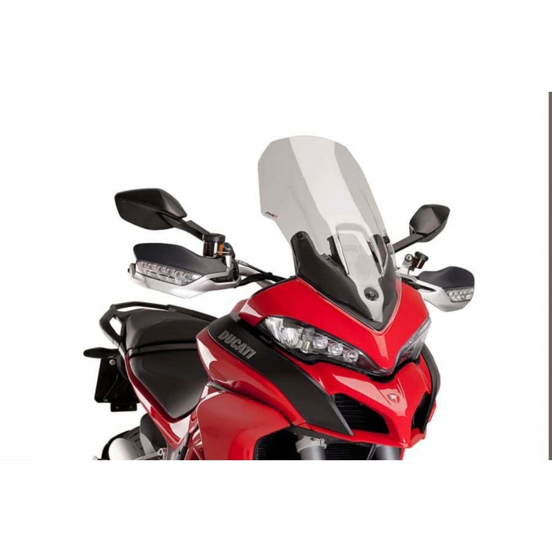 CUPOLINO PUIG TOURING DUCATI MULTISTRADA 1260 2018-2020, FUME CHIARO