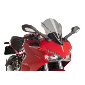 PUIG TOURING WINDSCHUTZSCHEIBE DUCATI SUPERSPORT 937 S 2017-2020, LEICHTER RAUCH