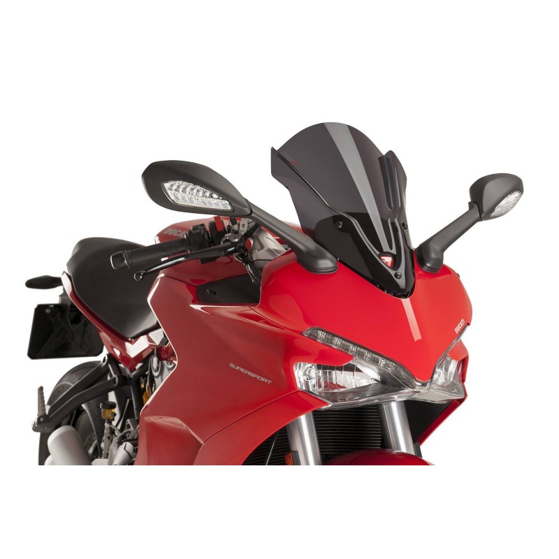 PARABRISAS PUIG TOURING DUCATI SUPERSPORT 937 S 2017-2020, AHUMADO OSCURO
