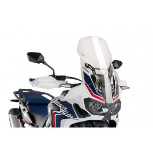 CUPOLINO PUIG TOURING HONDA AFRICA TWIN 1000 2018-2019, TRASPARENTE
