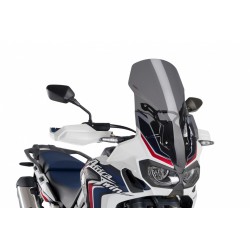 PARABRISAS PUIG TOURING HONDA AFRICA TWIN 1000 ADVENTURE SPORTS 2018-2019, AHUMADO OSCURO