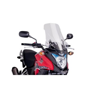 PUIG TOURING WINDSHIELD HONDA CB 500 X 2013-2015, TRANSPARENT